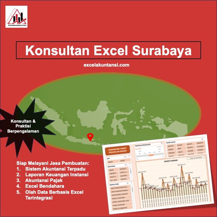 Konsultan Excel Surabaya Profesional dan Berpengalaman Melayani UMKM dan Instansi Formal