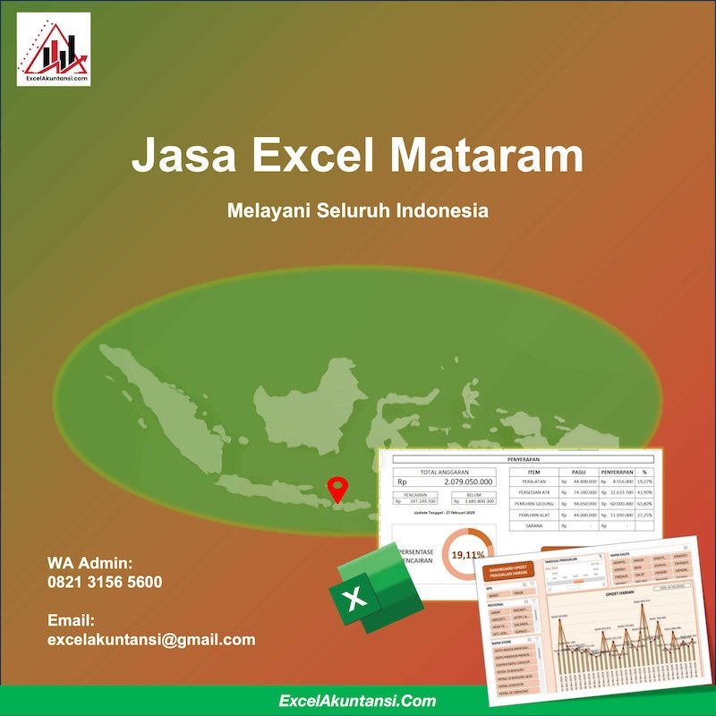 jasa excel mataram
